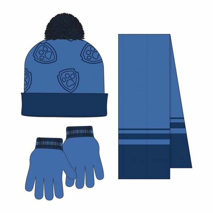 Bonnet et gants The Paw Patrol Bleu