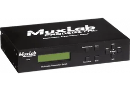 MUXLAB Selecteur Présentation HDBaseT HDMI VGA 5x1 - 3 entrées HDMI, 2 VGA, sortie HDBaseT 70m
