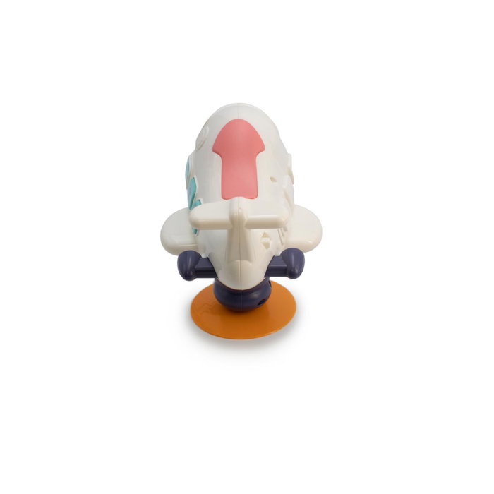 Tachan Avion Balancier de Table avec Ventouse - Jouet d'Éveil avec Sons et Lumières - Fonctionne avec 2 Piles AA Incluses - Recommandé à partir de 12 mois