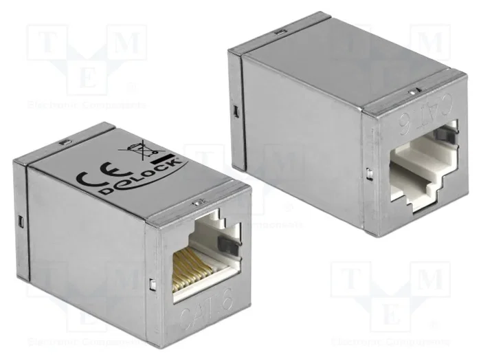 DELOCK Connecteur RJ45 Cat 6 Argent DELOCK Connecteur RJ45 Cat 6 Argent