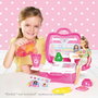 CEFA Barbie Maletín Smoothie Zumos y Batidos - Plus de 20 accessoires - Jeu éducatif multilingue dès 3 ans