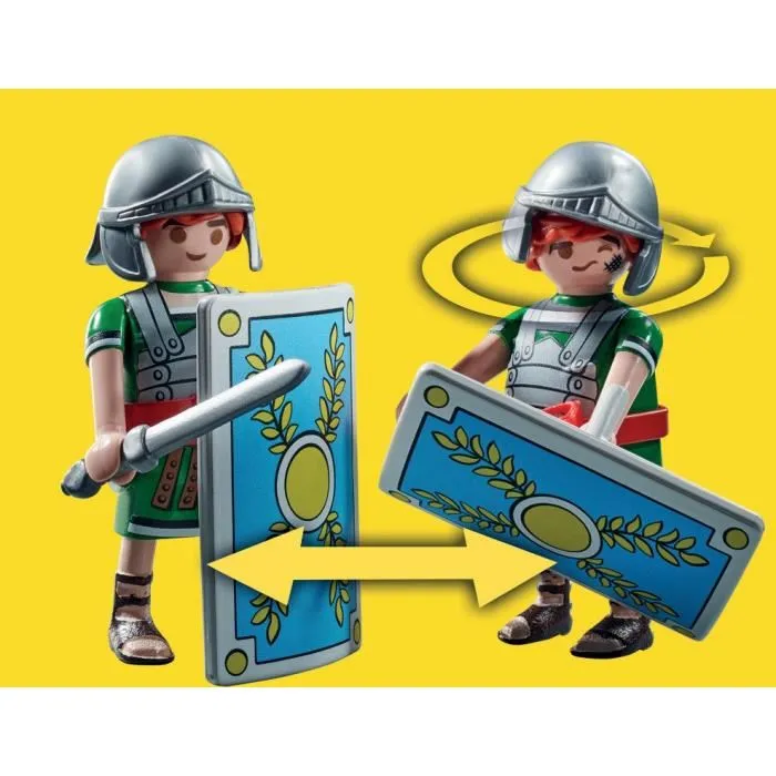 PLAYMOBIL 71268 - Set de construction Astérix : Numerobis et la bataille du Palais, siège des Romains, 56 pièces, jouet pour enfants dès 5 ans