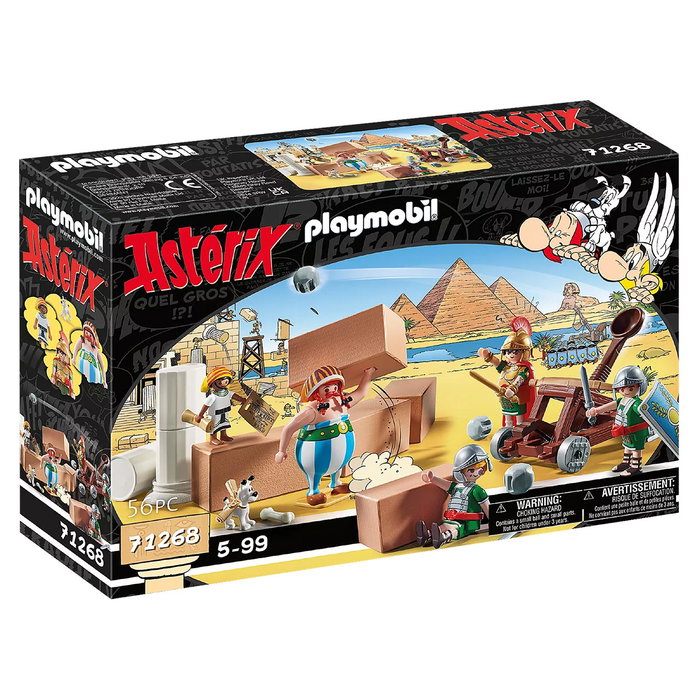 Playmobil Astérix : Numerobis et la bataille du Palais, Siège des Romains, 56 pièces
