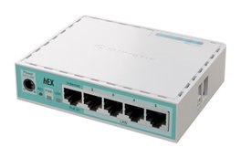 MikroTik hEX Routeur Gigabit Ethernet Blanc