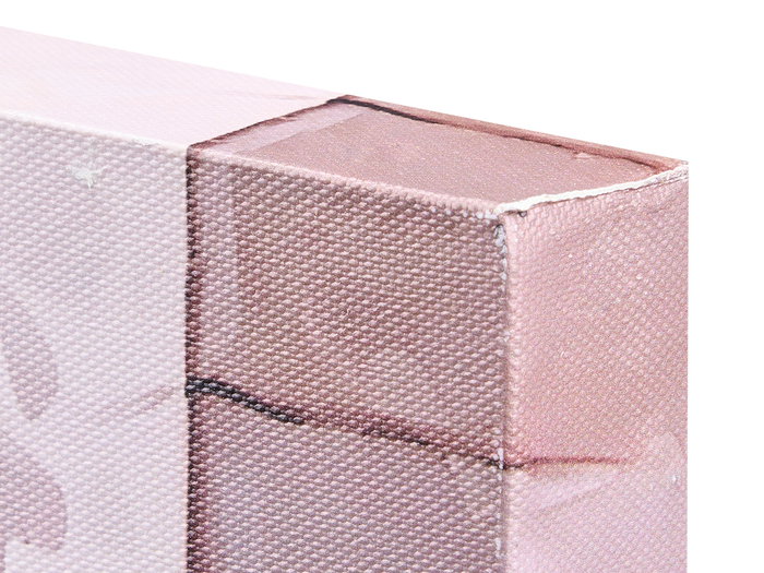 Giftdecor Tableau Toile Paysages Paris 70x100 cm Multicolore Brillant Bois et Tissu (Set de 4)
