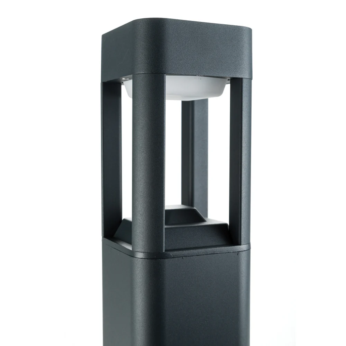 Lampadaire LED Extérieur IP54 10W 648Lm 2700K Aluminium Résistant aux Impacts IK08 30 000H SL19-C001C_G-WW