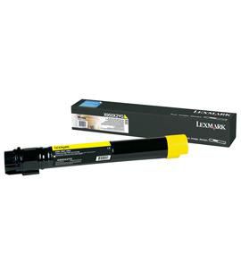 Lexmark X950X2YG Cartouche de toner jaune haute capacité