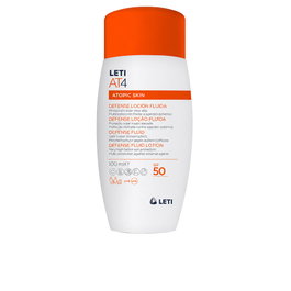 Leti Pharma Lotion fluide protectrice LETIAT4 pour peaux atopiques SPF50+ 100 ml Visage et Corps Unisexe