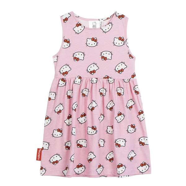 Cerdá - Vestido Single Jersey Hello Kitty - Robe pour fille 6 ans - Jersey - Rose Cerdá - Vestido Single Jersey Hello Kitty - Robe pour fille 6 ans - Jersey - Rose