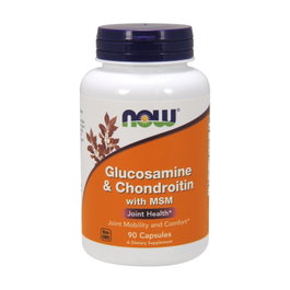 NOW Foods Glucosamine Chondroïtine MSM 90 gélules