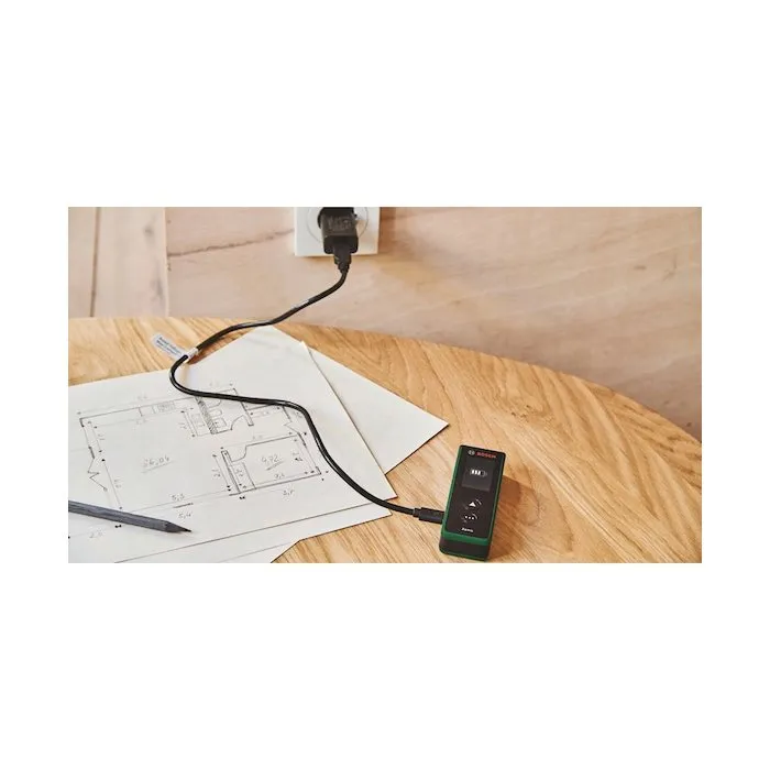 Bosch Zamo - Télémètre laser 40m avec 3 adaptateurs et piles rechargeables