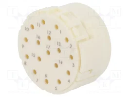 HARTING Connecteur M23 Signal mâle 17 broches industriel