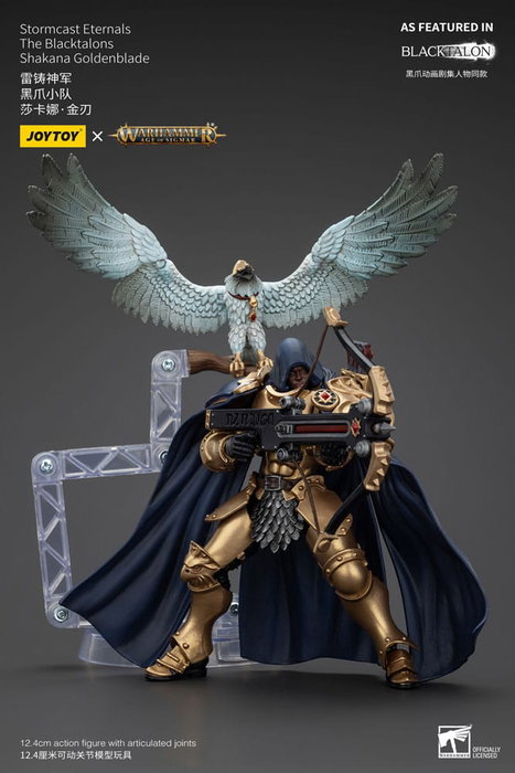 Warhammer Age of Sigmar Actionfigur Stormcast Eternals The Blacktalons Shakana Goldenblade 20 cm Warhammer Age of Sigmar Actionfigur Stormcast Eternals The Blacktalons Shakana Goldenblade 20 cm