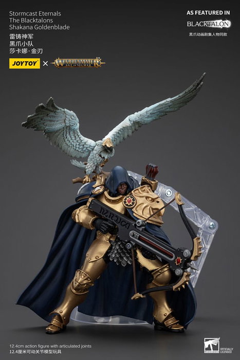 Warhammer Age of Sigmar Actionfigur Stormcast Eternals The Blacktalons Shakana Goldenblade 20 cm Warhammer Age of Sigmar Actionfigur Stormcast Eternals The Blacktalons Shakana Goldenblade 20 cm