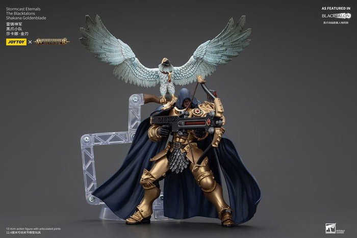 Warhammer Age of Sigmar Actionfigur Stormcast Eternals The Blacktalons Shakana Goldenblade 20 cm Warhammer Age of Sigmar Actionfigur Stormcast Eternals The Blacktalons Shakana Goldenblade 20 cm