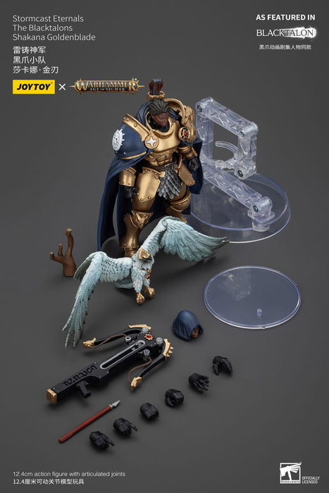 Warhammer Age of Sigmar Actionfigur Stormcast Eternals The Blacktalons Shakana Goldenblade 20 cm Warhammer Age of Sigmar Actionfigur Stormcast Eternals The Blacktalons Shakana Goldenblade 20 cm