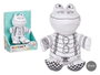 PINCELLO PELUCHE COLOREAR RANA Blanc-Noir