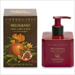 L'Erbolario Melograno Crème Corps et Mains 250 ml