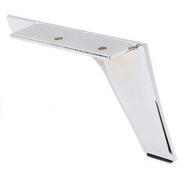 Q&Q Taba H125 - Patte de meuble ou de canapé en métal - Modèle Taba - Hauteur 125 mm