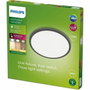 Philips Plafonnier LED SuperSlim 15W Noir IP54 pour extérieur