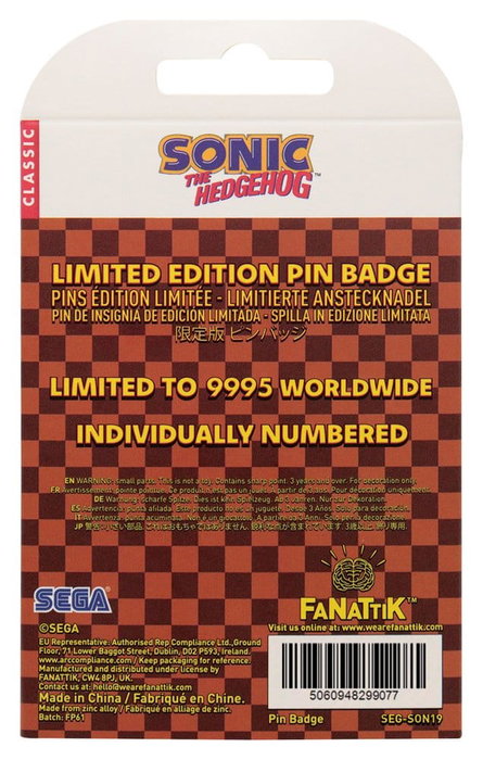 Sonic The Hedgehog Pin Moving Sonic The Hedgehog Pin Moving