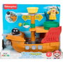 Fisher-Price Little People Barque de Bowsers Super Mario - Jouet à pousser avec canon à boulets et figurine - Pour enfants dès 12 mois