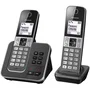 Panasonic KX-TGD322FRG Téléphone sans fil avec répondeur numérique, base et 2 combinés, mains libres et identification de l'appelant