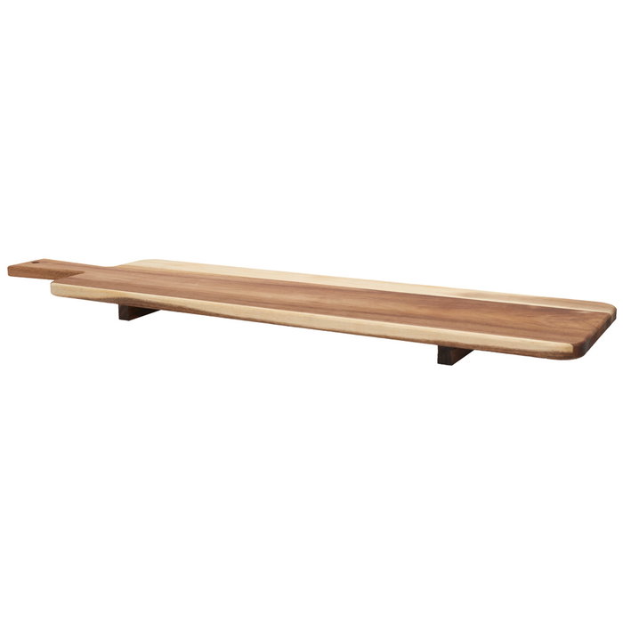 Home Deco Factory Planche de présentation en acacia 60 cm avec pieds Home Deco Factory Planche de présentation en acacia 60 cm avec pieds