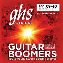 GHS JUEGO ELÉCTRICA BOOMERS® NICKEL CUSTOM LIGHT 9-46
