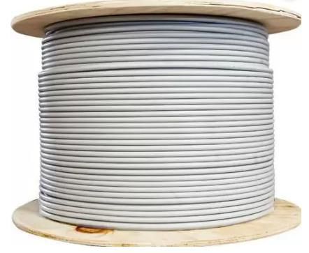 Lanview Câble Ethernet Cat6a U/UTP 500 mètres, 23 AWG, Blanc, LSZH, pour Réseau Haute Performance
