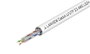 Lanview Câble Ethernet Cat6a U/UTP 500 mètres, 23 AWG, Blanc, LSZH, pour Réseau Haute Performance