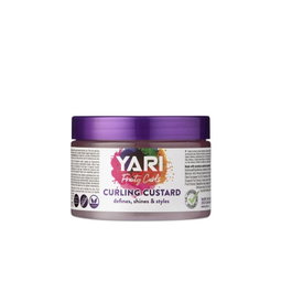 Yari Fruity Curls Curling Custard - Crème définissante pour boucles et cheveux bouclés, enrichie à l'acide hyaluronique vegan, 300 ml
