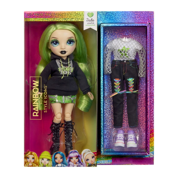 MGA Rainbow High - Poupée Fashion Dolls Jade Style Icons, Jouet pour Enfant, Marquée CE MGA Rainbow High - Poupée Fashion Dolls Jade Style Icons, Jouet pour Enfant, Marquée CE