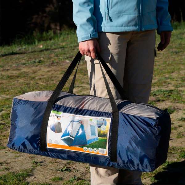 Color Baby Aktive Tente de Camping 4 Personnes 250x350x200 cm