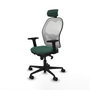 Piqueras y Crespo Chaise de Bureau avec Appui-tête Jorquera 2D036N2 Vert