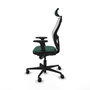 Piqueras y Crespo Chaise de Bureau avec Appui-tête Jorquera 2D036N2 Vert
