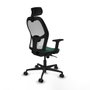 Piqueras y Crespo Chaise de Bureau avec Appui-tête Jorquera 2D036N2 Vert