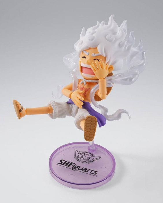 One Piece figurine World Collactable Figures x S.H. Figuarts Monkey D. Luffy Gear 5 8 cm