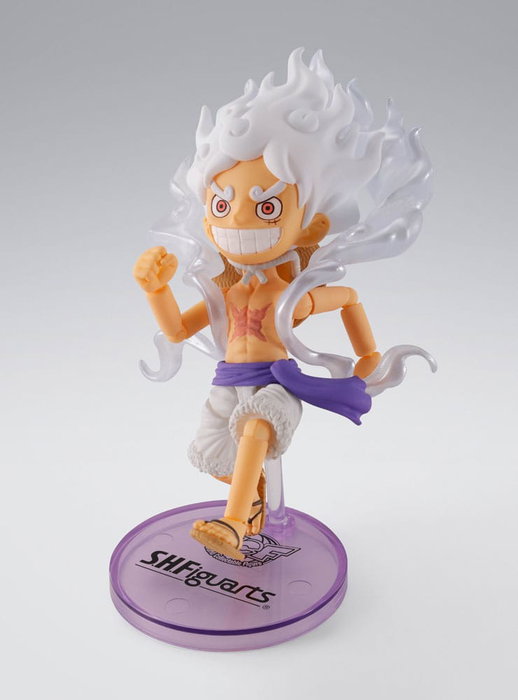 One Piece figurine World Collactable Figures x S.H. Figuarts Monkey D. Luffy Gear 5 8 cm
