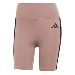 Leggings de Sport pour Femmes Adidas Opt Ess 3Bandas Rose XS