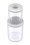 Magic Vac ACO1182 Jeu de 3 Récipients Hermétiques pour Conservation sous Vide - 0.75L, 1.5L, 3L - Transparents avec Couvercle pour Aliments, Liquides et Bouteilles