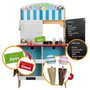 Woomax Cuisine jouet glacier en bois 60 x 40 x 109 cm