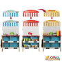 Woomax Cuisine jouet glacier en bois 60 x 40 x 109 cm
