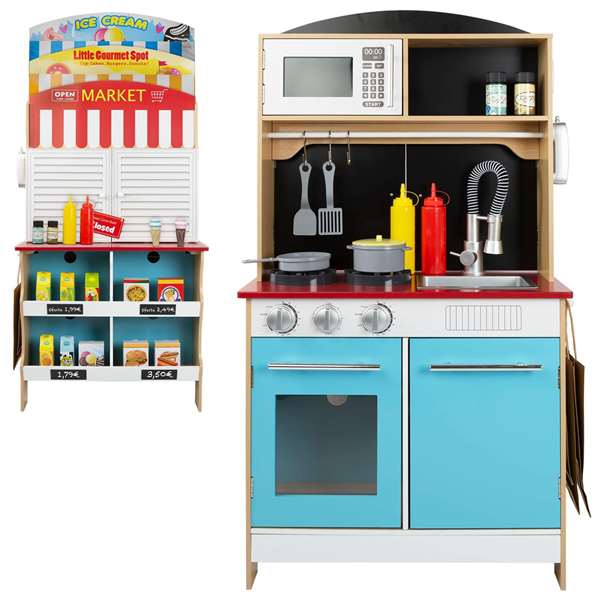 Color Baby Woomax Cuisine Glacière Jouet en Bois pour Enfants 36 Mois+, avec Lumières, Fonctionne sur Piles AAA, Dimensions: 60x40x109 cm Color Baby Woomax Cuisine Glacière Jouet en Bois pour Enfants 36 Mois+, avec Lumières, Fonctionne sur Piles AAA, Dimensions: 60x40x109 cm
