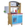 Color Baby Woomax Cuisine Glacière Jouet en Bois pour Enfants 36 Mois+, avec Lumières, Fonctionne sur Piles AAA, Dimensions: 60x40x109 cm