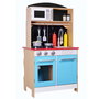 Color Baby Woomax Cuisine Glacière Jouet en Bois pour Enfants 36 Mois+, avec Lumières, Fonctionne sur Piles AAA, Dimensions: 60x40x109 cm