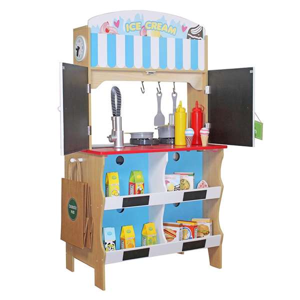 Color Baby Woomax Cuisine Glacière Jouet en Bois pour Enfants 36 Mois+, avec Lumières, Fonctionne sur Piles AAA, Dimensions: 60x40x109 cm Color Baby Woomax Cuisine Glacière Jouet en Bois pour Enfants 36 Mois+, avec Lumières, Fonctionne sur Piles AAA, Dimensions: 60x40x109 cm