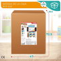 Color Baby Woomax Cuisine Glacière Jouet en Bois pour Enfants 36 Mois+, avec Lumières, Fonctionne sur Piles AAA, Dimensions: 60x40x109 cm