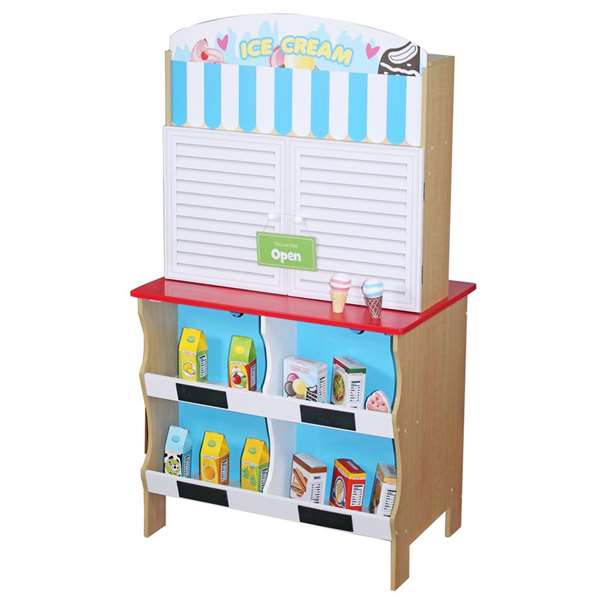 Color Baby Woomax Cuisine Glacière Jouet en Bois pour Enfants 36 Mois+, avec Lumières, Fonctionne sur Piles AAA, Dimensions: 60x40x109 cm Color Baby Woomax Cuisine Glacière Jouet en Bois pour Enfants 36 Mois+, avec Lumières, Fonctionne sur Piles AAA, Dimensions: 60x40x109 cm