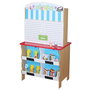 Color Baby Woomax Cuisine Glacière Jouet en Bois pour Enfants 36 Mois+, avec Lumières, Fonctionne sur Piles AAA, Dimensions: 60x40x109 cm